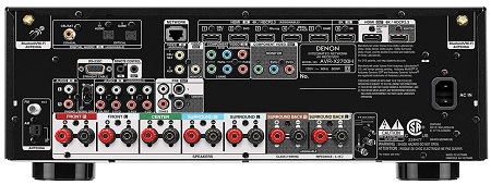 Denon AVR-X2700H connections